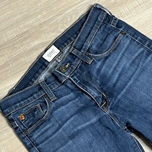 HUDSON Nico Midrise Super Skinny Woman's Blue Denim Jeans Sz 26 Dark Wash